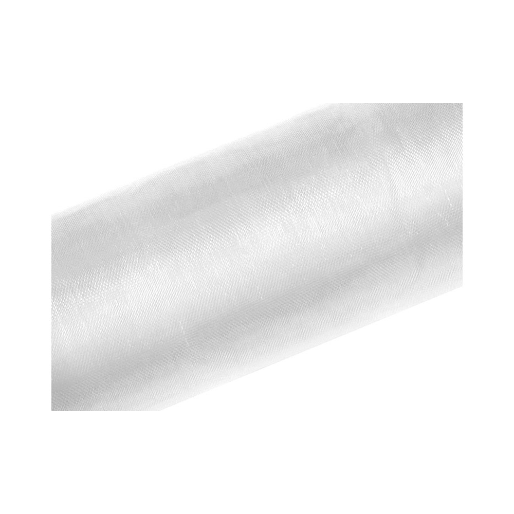Organza uni, blanc, 1,5 x 50m