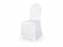 Housse de chaise en tissu élastique, blanc
