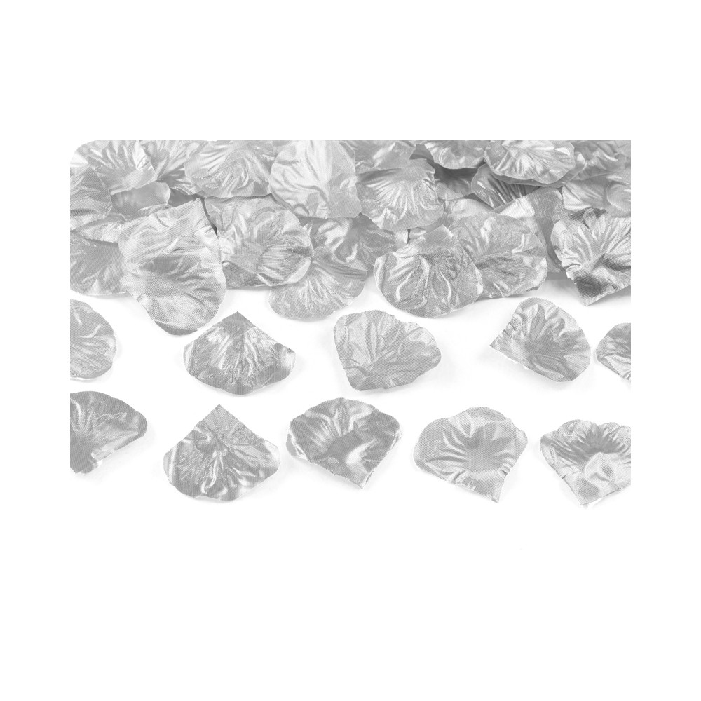 Pétales de rose dans un sac, argent