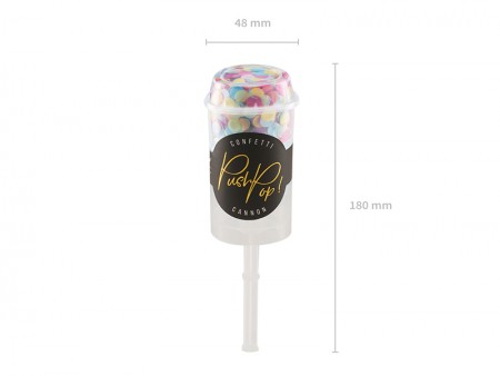 Confettis push pop, mix
