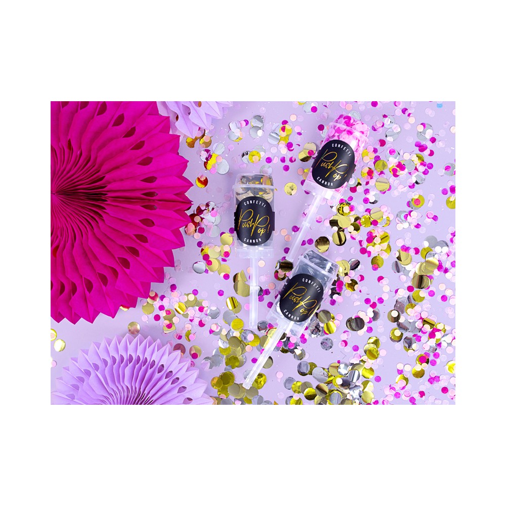 Confettis push pop, mix