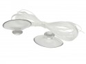 Ventouses avec fil à pêche, 4cm