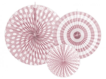 Rosettes décoratives, rose