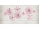 Rosettes décoratives, rose