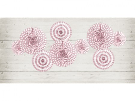 Rosettes décoratives, rose