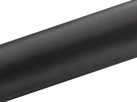 Satin lisse, noir, 0.16 x 9m