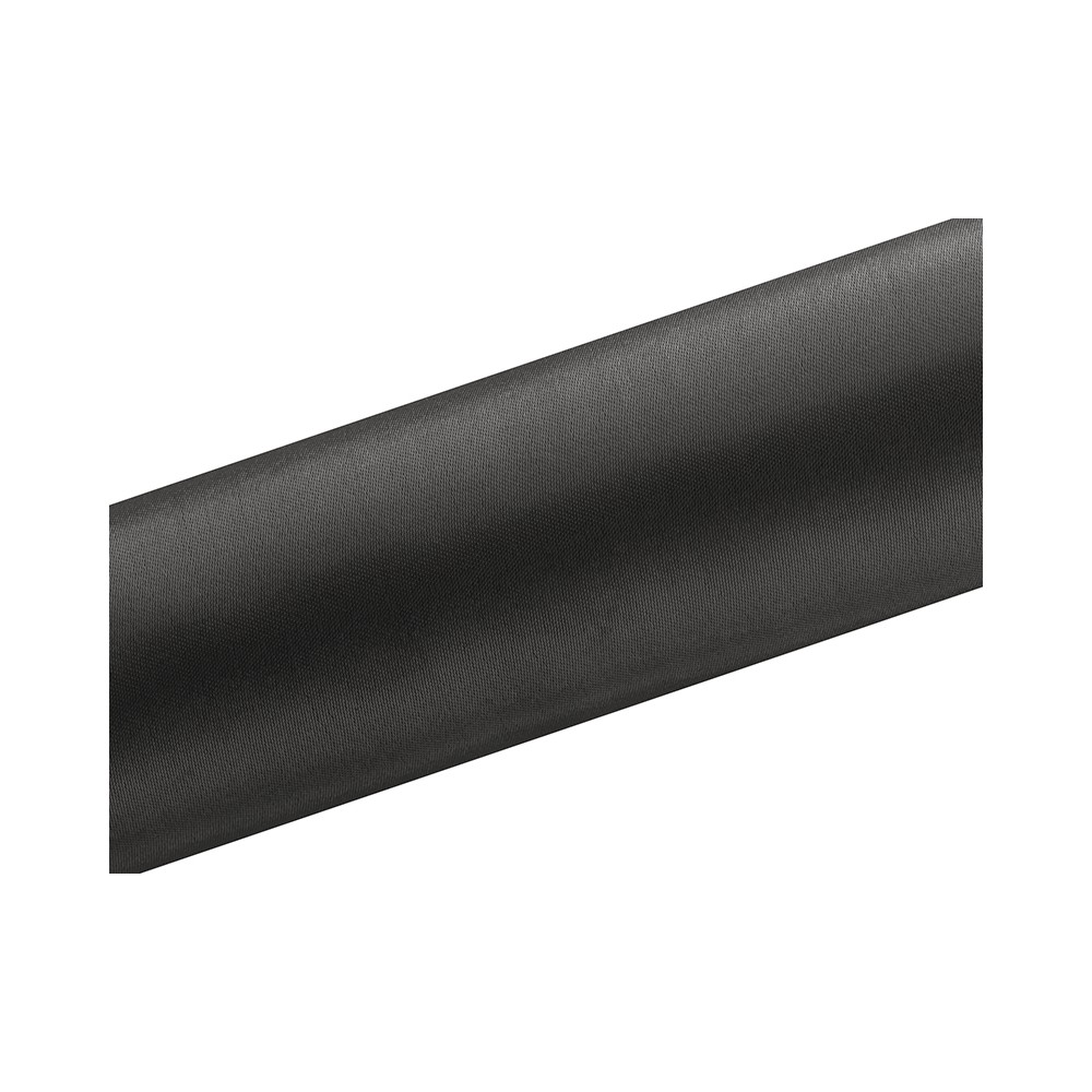 Satin lisse, noir, 0.16 x 9m