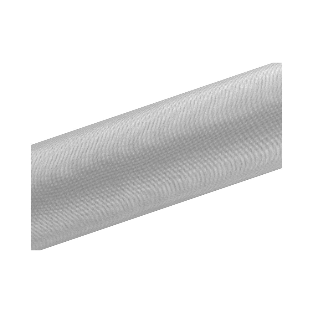 Satin lisse, argent, 0,16 x 9m