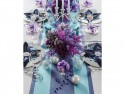 Ruban satin lisse, bleu foncé, 0,36 x 9m