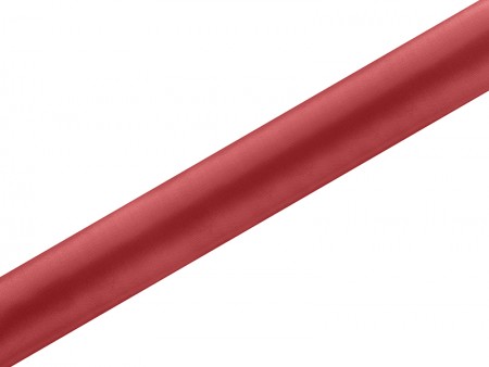 Satin lisse, rouge, 0.36 x 9m