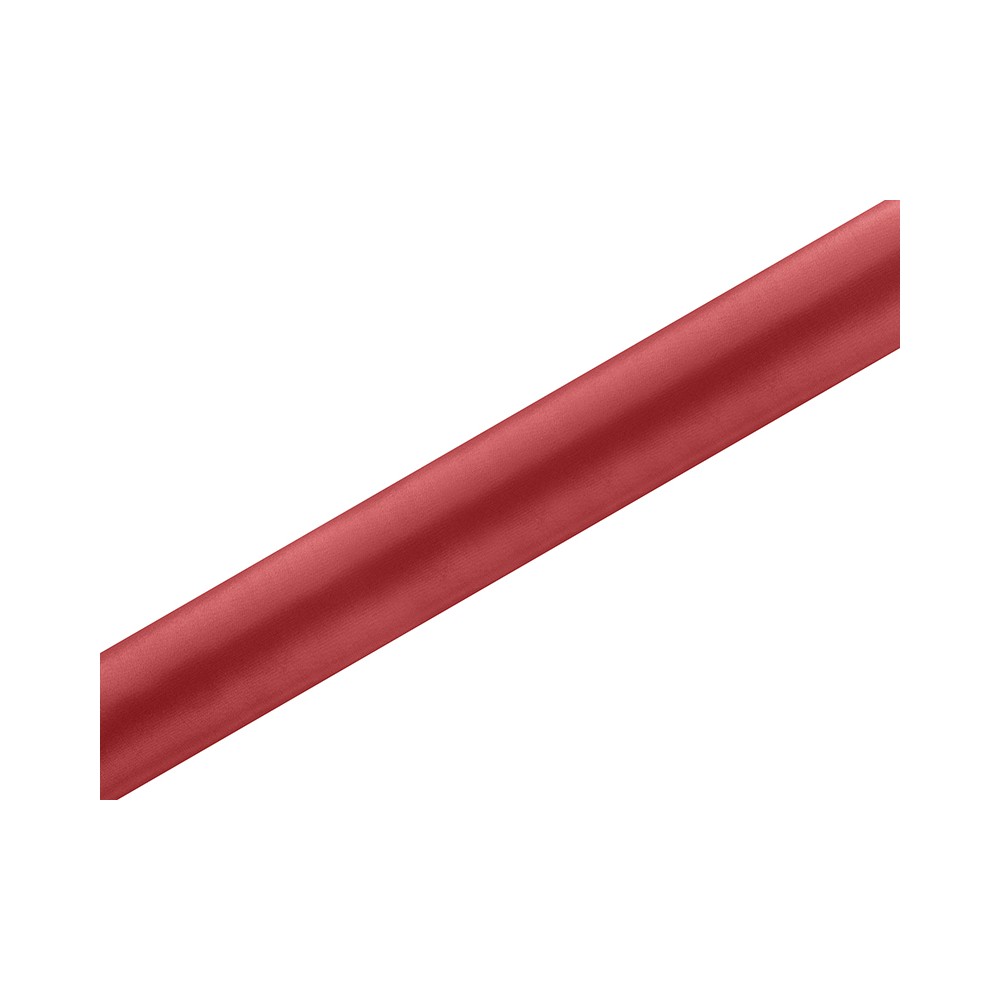 Satin lisse, rouge, 0.36 x 9m