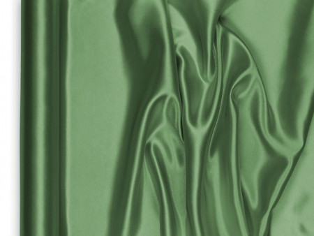 Satin lisse, vert...