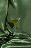 Satin lisse, vert bouteille, 0,36 x 9m
