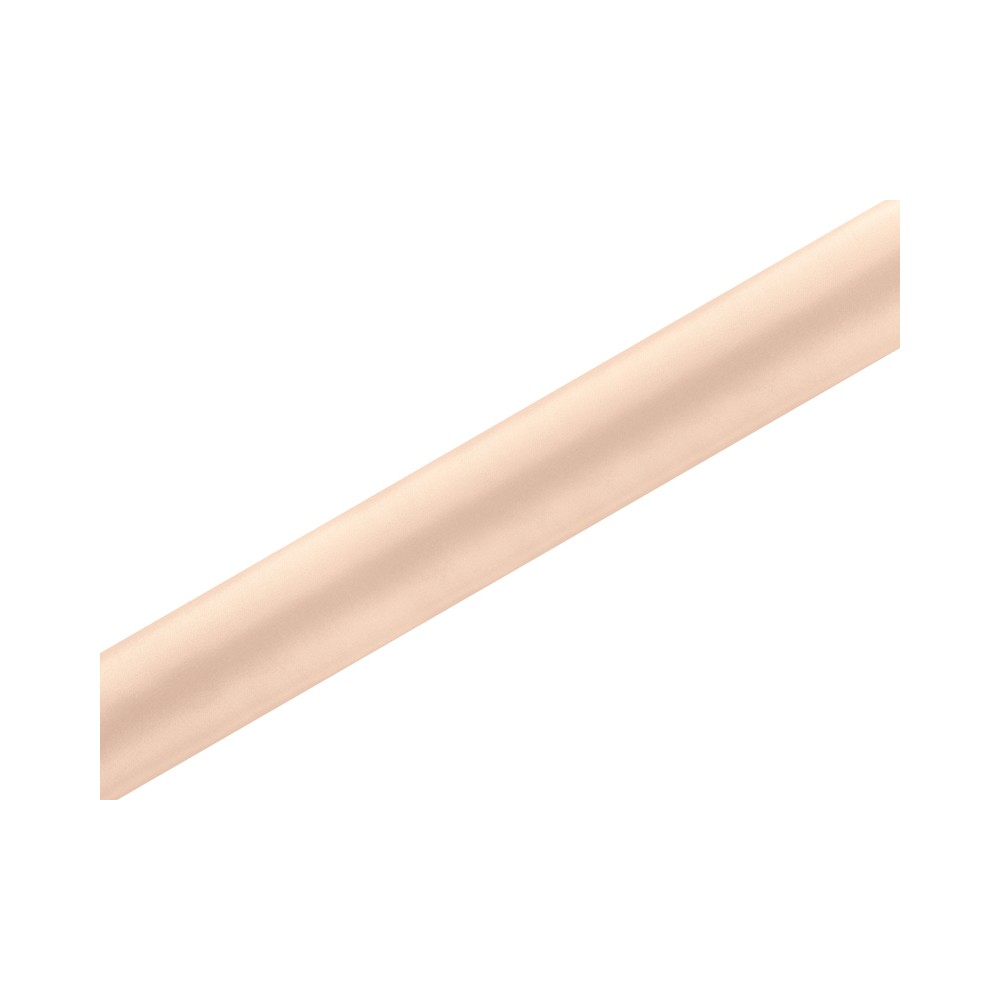 Satin lisse, pêche clair, 0,36 x 9m