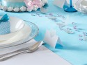 Satin lisse, turquois, 0.36 x 9m