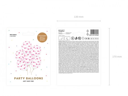 Ballons 30 cm, Coeurs,...