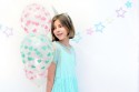 Ballons 30 cm, Coeurs, cristal clair