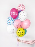 Ballons 30 cm, Coeurs, cristal clair