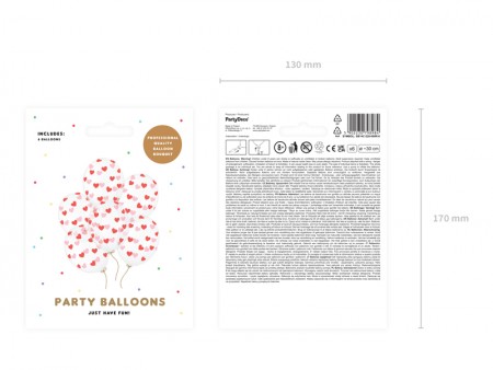 Ballons 30 cm, Coeurs,...