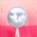 Ballon mylar Boule - 40cm - argent