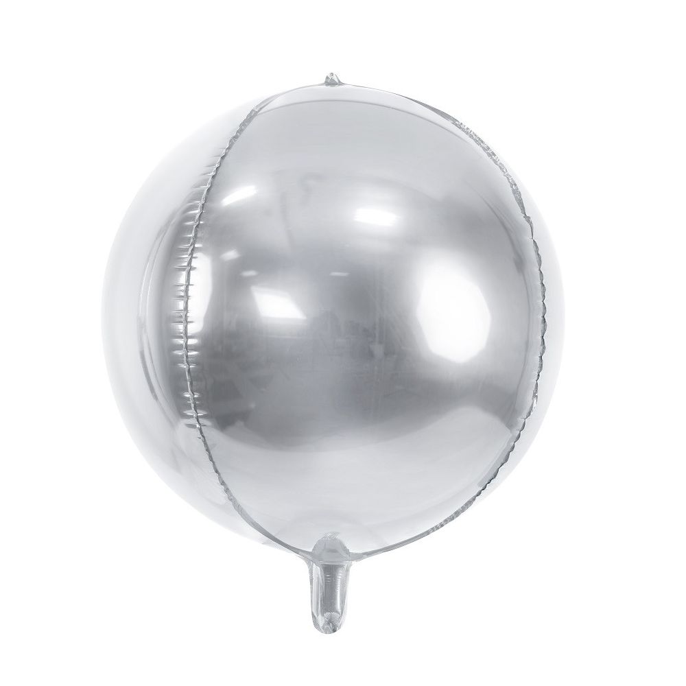 Ballon mylar Boule - 40cm - argent