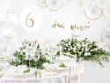 Ballons 30 cm, Just Married, Blanc pur pastel