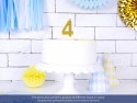 Bougie d'anniversaire Chiffre 1, dorée, 7 cm
