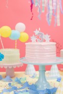 Bougie d'anniversaire Chiffre 3, argent, 7cm
