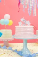 Bougie d'anniversaire Chiffre 3, argent, 7cm