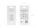 Bougie d'anniversaire Chiffres 8, argent, 7cm