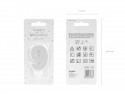 Bougie d'anniversaire Chiffre 9, argent, 7cm
