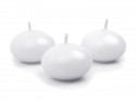 Disque de bougie flottante, blanc, 4cm