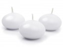 Disque de bougie flottante, mat blanc, 5cm