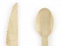 Couverts en bois Assortiment 16cm