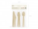 Couverts en bois Assortiment 16cm