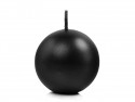 Bougie Sphère métallique, noir, 6cm