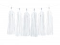 Guirlande de pompon, blanche
