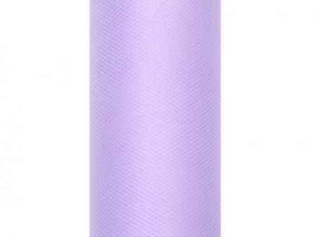 Tulle uni, lilas, 0,15 x 9m