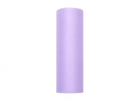 Tulle uni, lilas, 0,15 x 9m