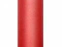 Tulle uni, rouge, 0.15 x 9m