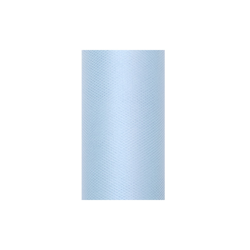 Tulle uni, bleu, 0,15 x 9m