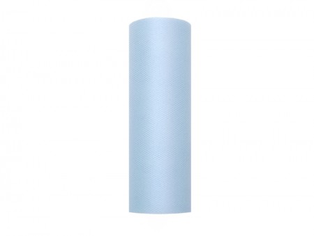 Tulle uni, bleu, 0,15 x 9m