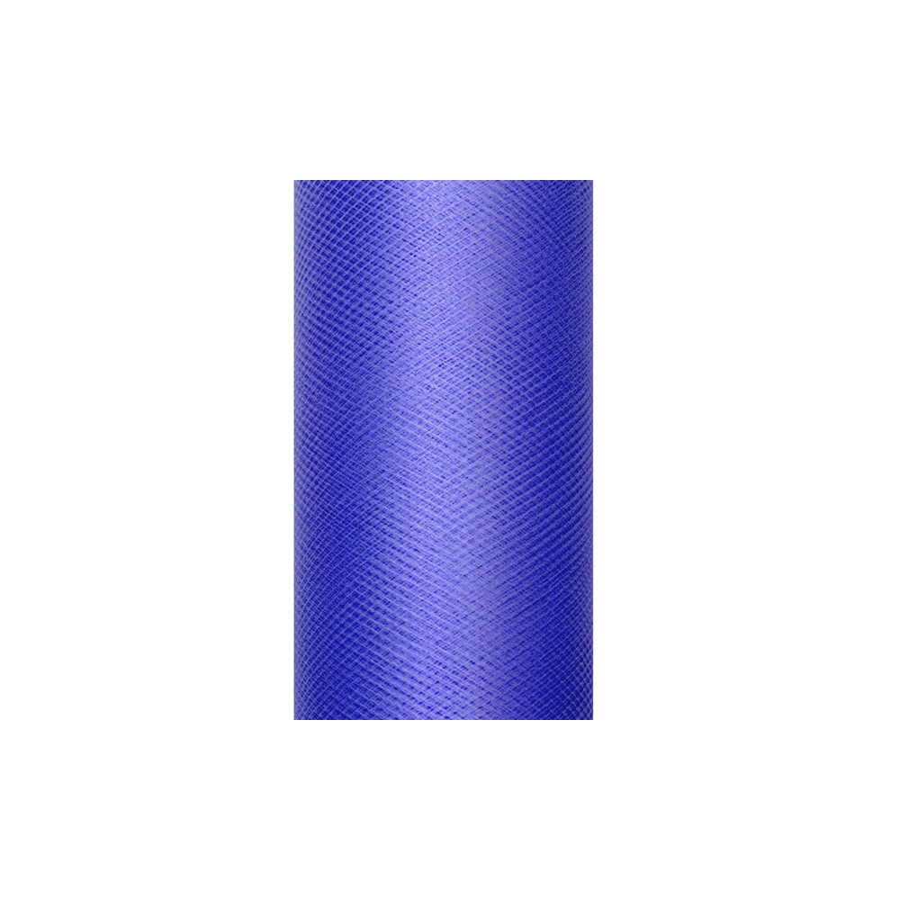 Tulle uni, bleu marine, 0,15 x 9m