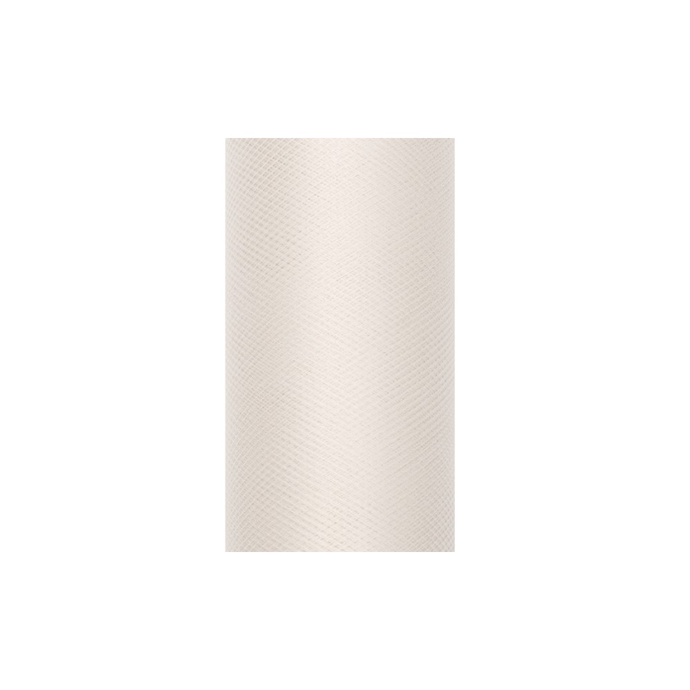 Tulle uni, crème, 0,15 x 9m