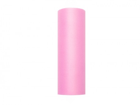 Tulle uni, rose pâle, 0.15...
