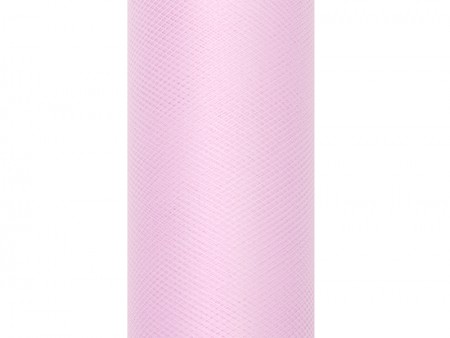 Tulle uni, rose clair, 0.15...