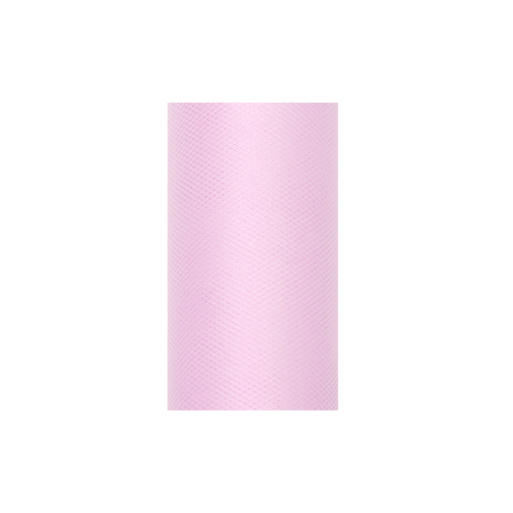 Tulle uni, rose clair, 0.15 x 9m