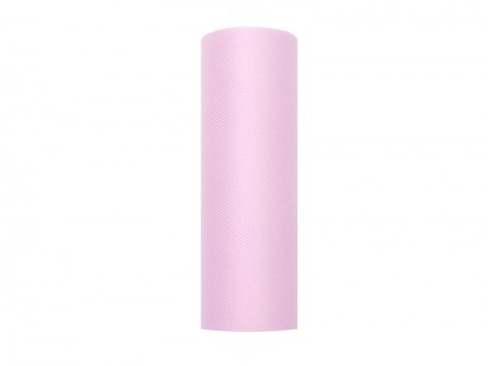 Tulle uni, rose clair, 0.15...