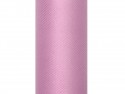 Tulle uni, rose poudré, 0.15 x 9m