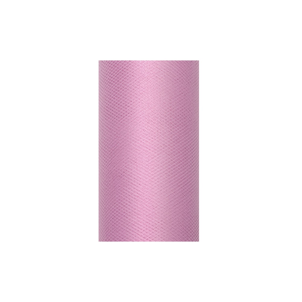 Tulle uni, rose poudré, 0.15 x 9m